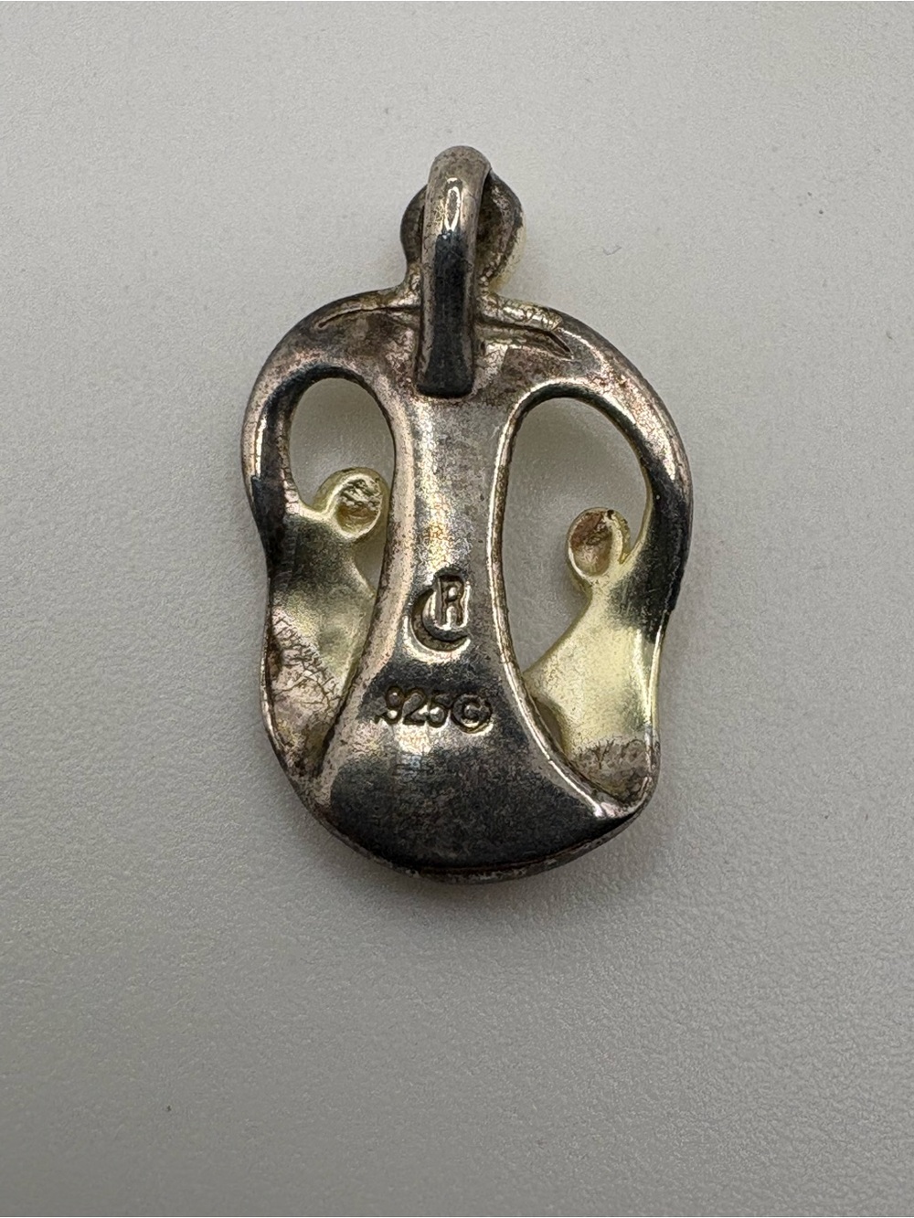 ⁠Vintage Carolyn Pollack Relios 925 Sterling Silver Family Hug Pendant Charm⁠ - Picture 2 of 11